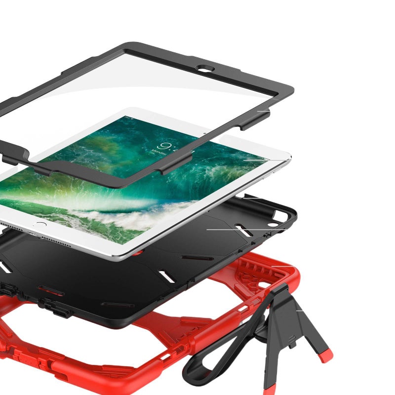 DGG حافظة آيباد مقاومة للصدمات متوافقة مع iPad 9.7 باللون أزرق مقاوم للصدمات باللون الأزرق - Image 5