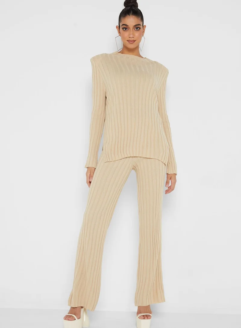 Miss Pap Knitted Top & Pants Set