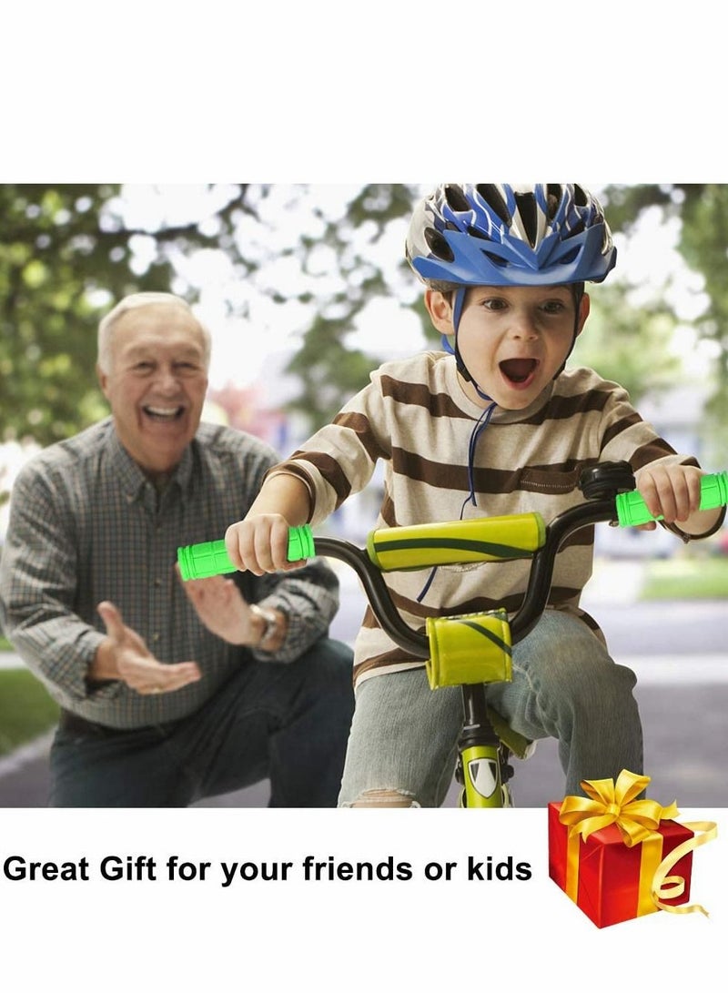 كاست ويف مقابض مقود الدراجة للأطفال البنات والأولاد ، سكوتر دراجة مطاطية غير قابلة للانزلاق على شكل فطر MTB BMX Cruiser Seadoo كرسي متحرك للدراجة ثلاثية العجلات للطرق الجبلية دراجات قابلة للطي 4 أزواج - Image 2