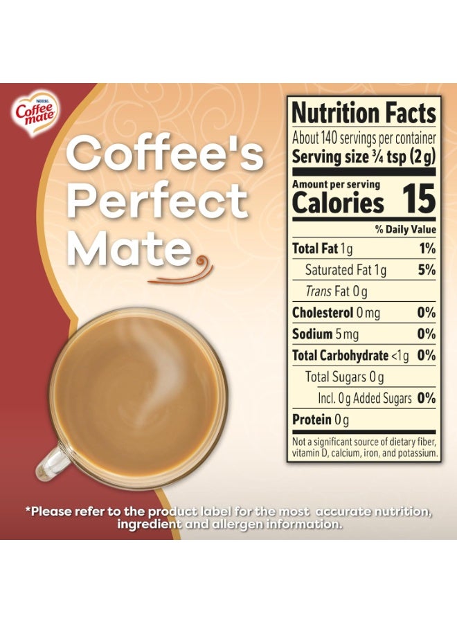 Coffee Mate Nestlé Coffee-Mate Sugar-Free Vanilla & Caramel Flavored Coffee Creamer, 10.2 oz - Image 5