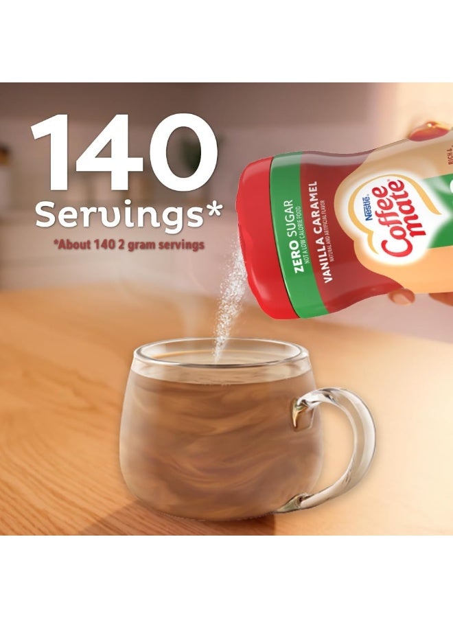 Coffee Mate Nestlé Coffee-Mate Sugar-Free Vanilla & Caramel Flavored Coffee Creamer, 10.2 oz - Image 3