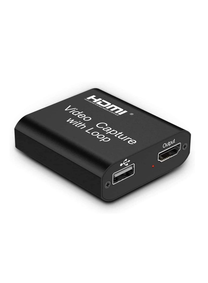 4K HDMI Video Recorder Module with Loop, External 1080P Full HD FHD Gaming Video Recorder for Live Streaming, Radio or Video Conference (1pc)  - Image 1