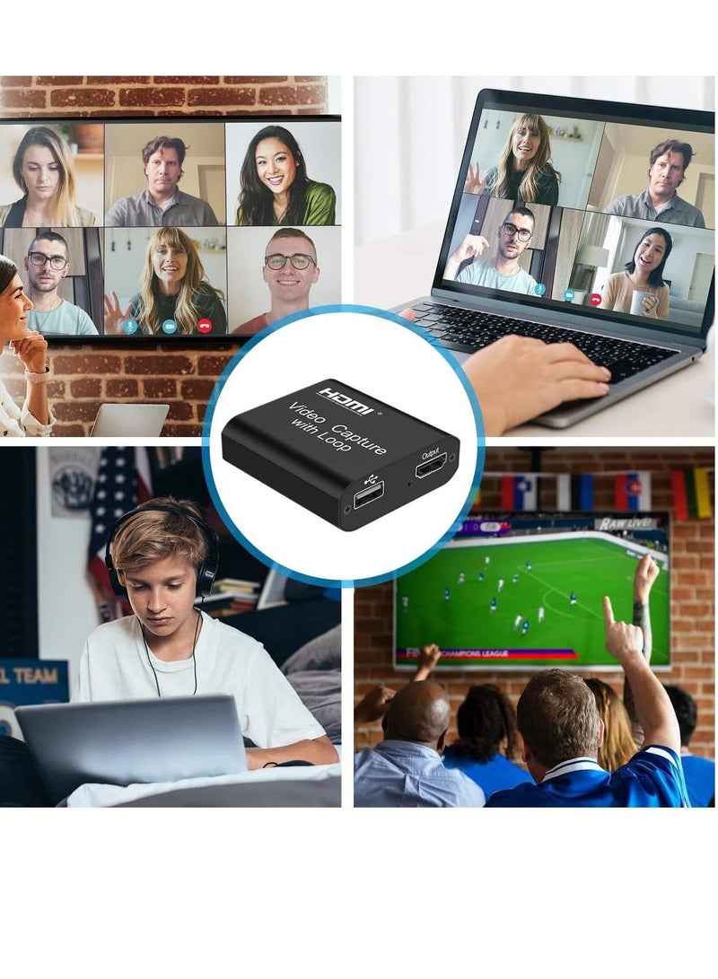 4K HDMI Video Recorder Module with Loop, External 1080P Full HD FHD Gaming Video Recorder for Live Streaming, Radio or Video Conference (1pc)  - Image 5
