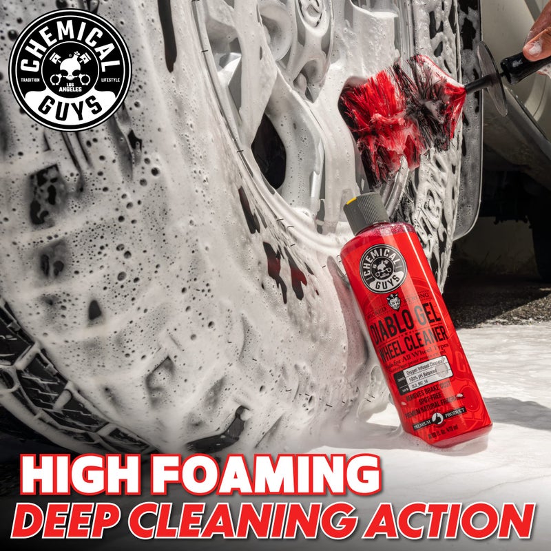 Chemical Guys Diablo Gel Oxygen Infused Foam Wheel & Rim Cleaner, Concentrated Car Wheel Cleaner Safe on All Finishes, Removes Brake Dust, Dirt, Grime, for Cars, Trucks, SUVs, Motorcycles & RVs, 16 oz - Image 4