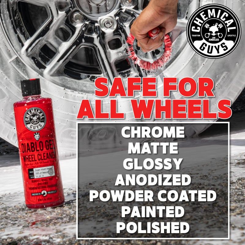 Chemical Guys Diablo Gel Oxygen Infused Foam Wheel & Rim Cleaner, Concentrated Car Wheel Cleaner Safe on All Finishes, Removes Brake Dust, Dirt, Grime, for Cars, Trucks, SUVs, Motorcycles & RVs, 16 oz - Image 5