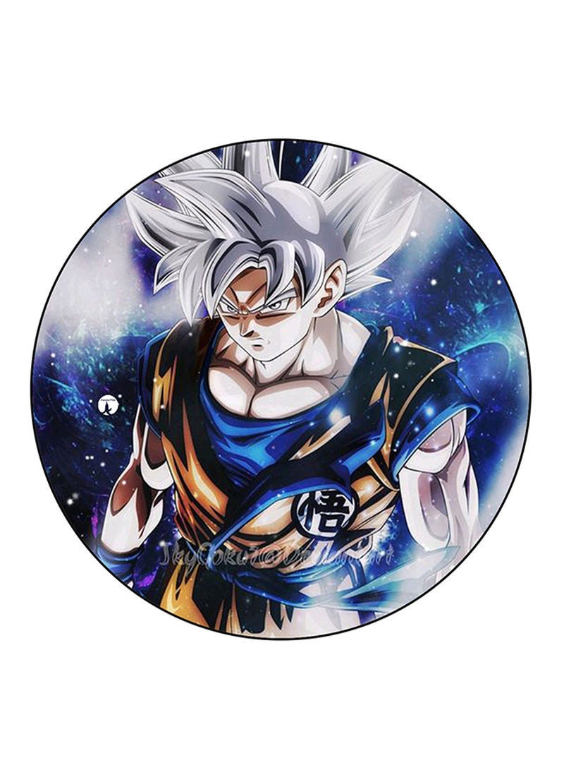 RKN The Anime Dragon Ball Printed Mouse Pad Round  Multicolour