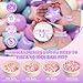 GOGOSO Ball Pit Balls for Toddlers PhthalateFree BPAFree NonToxic Crush Proof Soft Plastic Play Balls Baby Kids Shape Tent Pool Playhouse Playpen Party Decor PinkPurpleBlue200PCS - Image 4