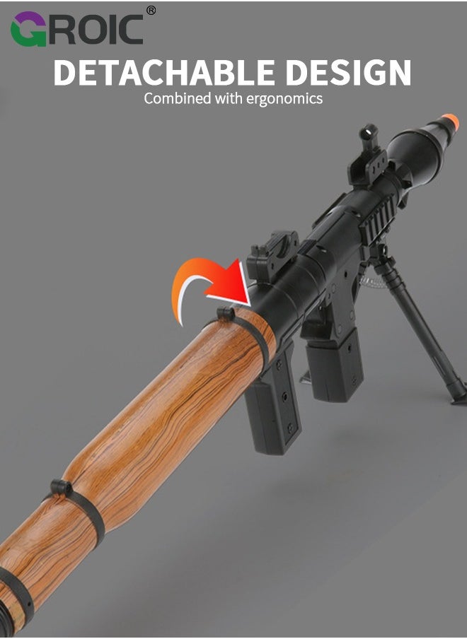GROIC RPG Rocket Launcher for Kids, Mortar Military Model Soft Bullet Gun Toy, Children's Catapult Gun Toy, Shotgun Large RPG Gun Toy, CS Game Outdoor Sports for Kids, 3 Cannonballs  - Image 5