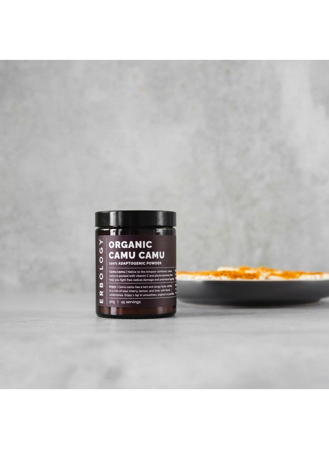 Erbology Organic Camu Camu Powder 3.2 oz - 45 Servings - Skin Health and Immunity Support - Rich in Vitamin C - Sustainably Sourced Straight from Farm in Peru - Small Batch - Vegan - GMO-free - Image 3