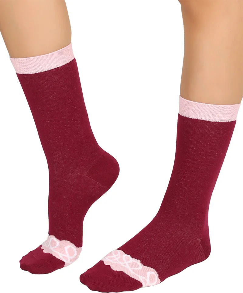 Mono Socks Women's Colorful Nuty Chocolate 3-Piece Donut Socks