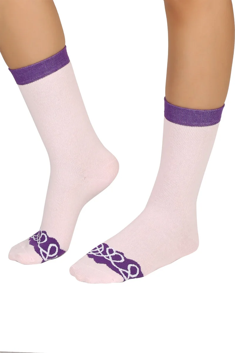 Mono Socks Women's Colorful Nuty Chocolate 3-Piece Donut Socks