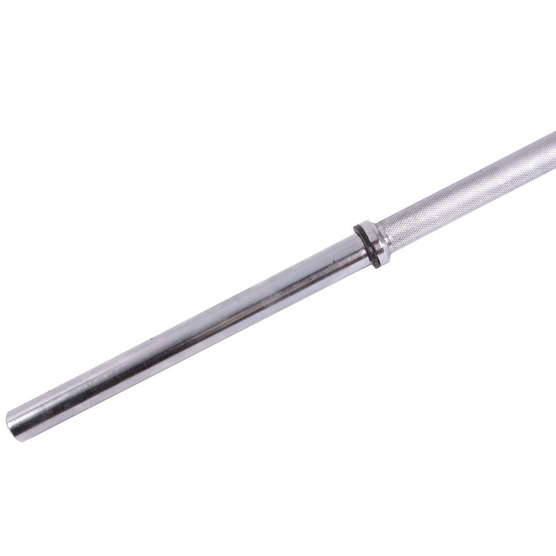 CAP Barbell 60" Solid Standard Bar, 1-Inch Diameter, Chrome - Image 2