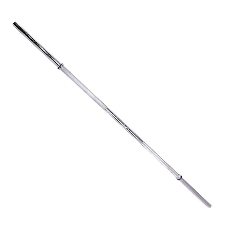 CAP Barbell 60" Solid Standard Bar, 1-Inch Diameter, Chrome - Image 1