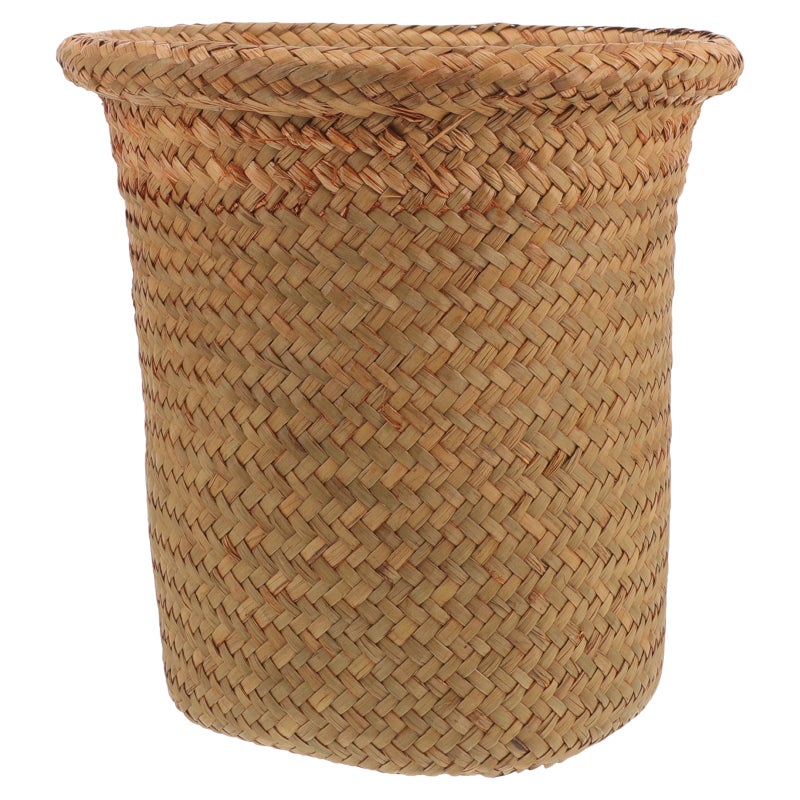 Woven Flower Basket Woven Storage Holder Natural Woven Flower Planter Round Basket - Image 5