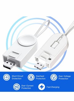 Y&D Portable Watch Charger for Apple Wireless Usb Charging Cable Cord Compatible with Iwatch Series 6/se/5/4/3/2/1, Iphone 12/11/pro/x, and Ipad  - Image 5