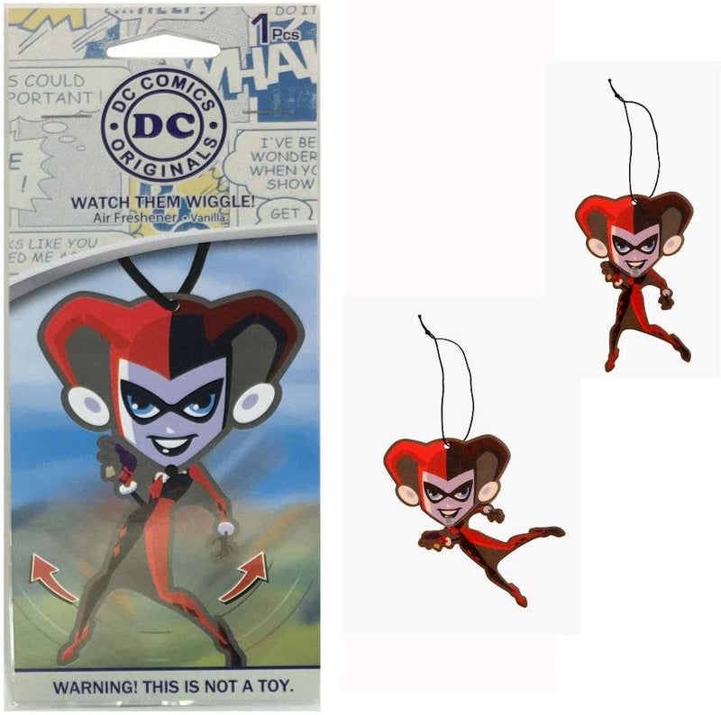 Plasticolor DC Comics Harley Quinn Air Freshener Wiggler - Vanilla Scent - Image 2