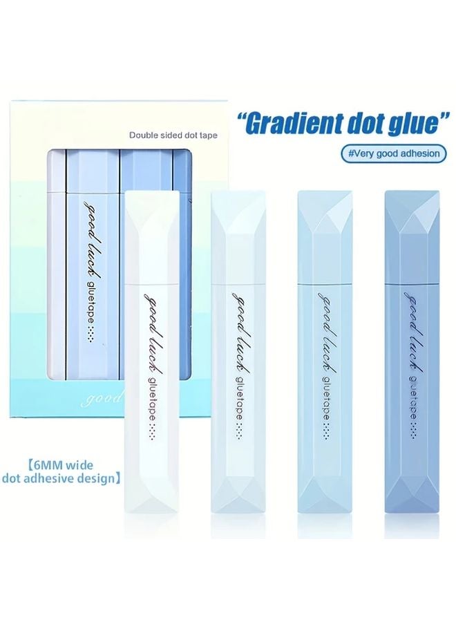 Gradient Purple 360 Rotating Double Sided Glue Pen High Capacity No Residue Adhesive - Image 4