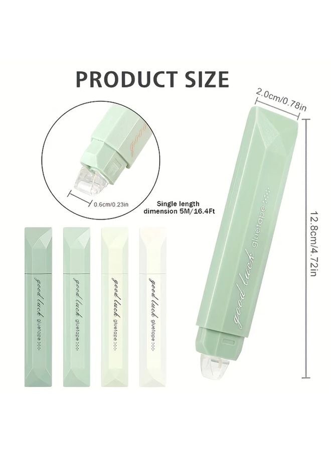 Gradient Purple 360 Rotating Double Sided Glue Pen High Capacity No Residue Adhesive - Image 3