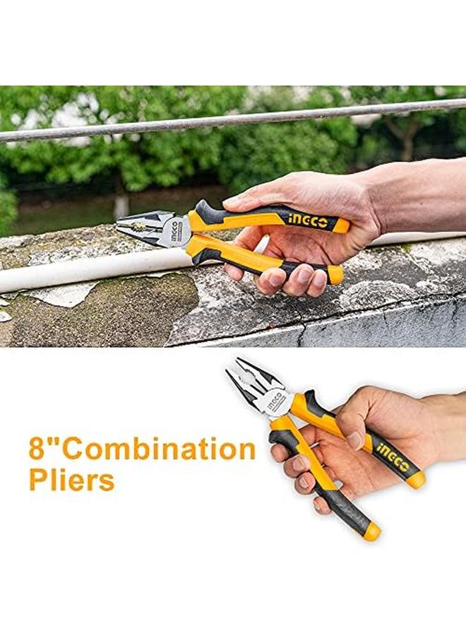 INGCO Hkps28318 Long Nose Diagonal Pliers 2 Pieces Set - Image 3