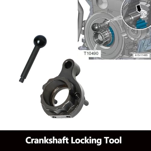 DPTOOL Camshaft Timing Belt Tools Compatible with VW Audi SEAT Skoda 1.4 1.6 2.0 TDI Common Rail Diesel EA288 Engine Replace T10265 T10060A 3359 T10051 T10490 T10264 - Image 4