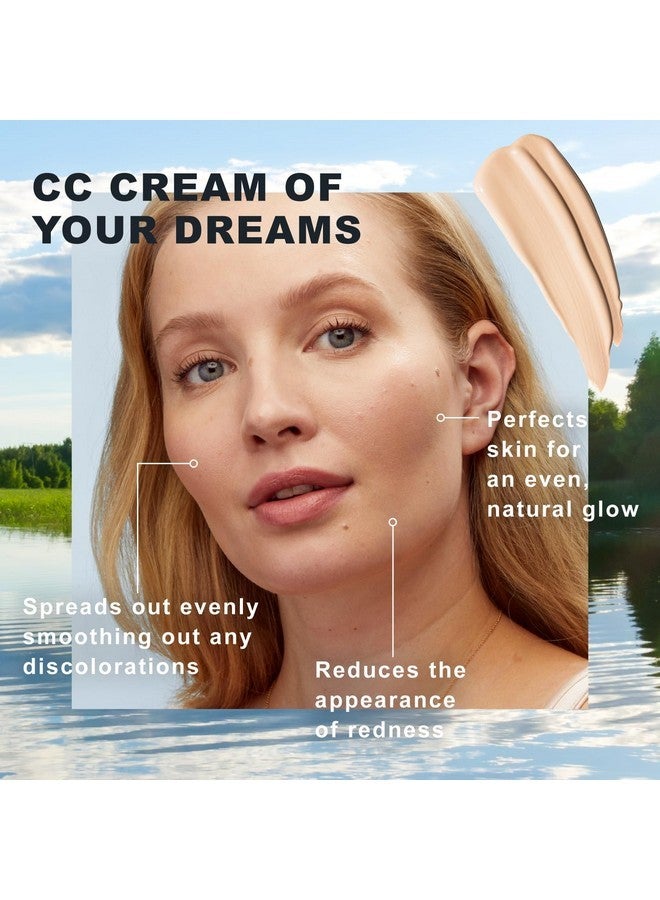 Lumene Color Correcting CC Cream - Lightweight Foundation - Medium Coverage - Redness Reducing Face Makeup for a Glowing Complexion - Vegan Formula + Suitable for All Skin Types - Fair (1 fl oz) - Image 5