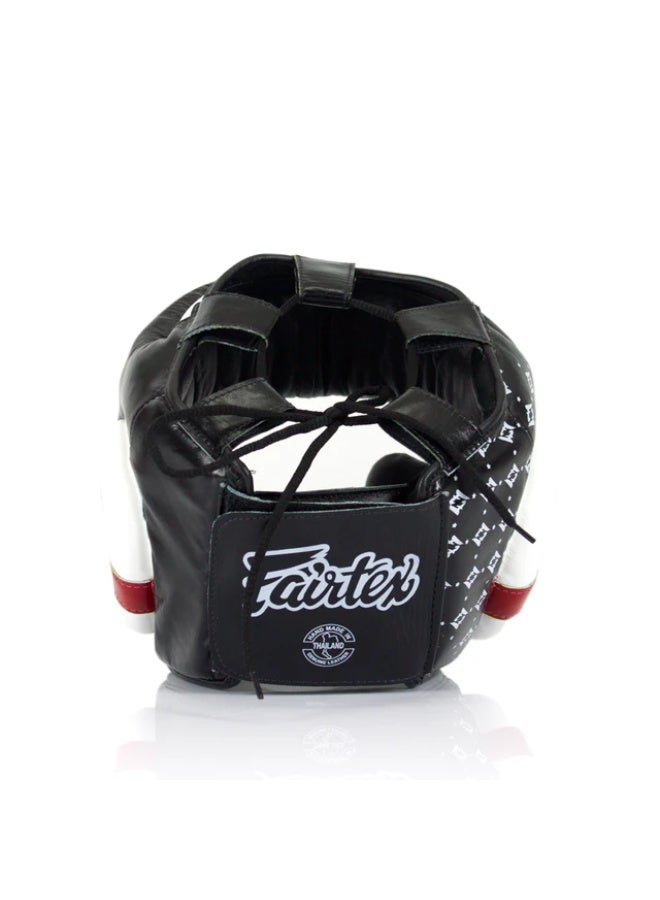 Fairtex HG10 Super Sparring Headguard – Black/White - Image 2