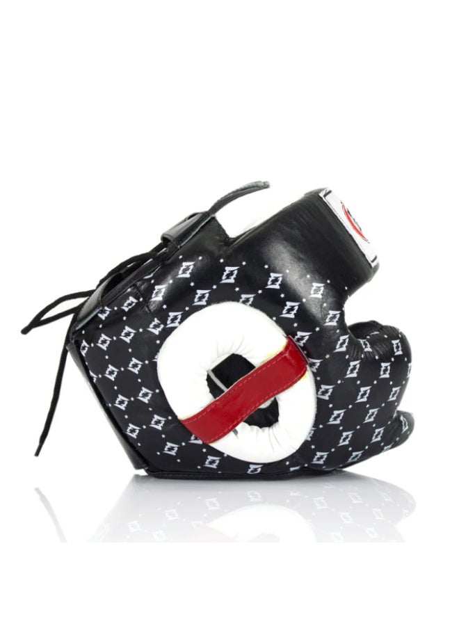 Fairtex HG10 Super Sparring Headguard – Black/White - Image 3