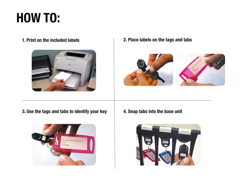 Lucky Line File-A-Key, Letter Size, 14 Units - Image 5