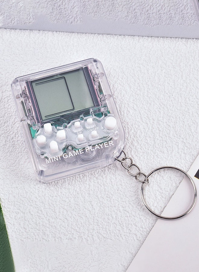 أجهزة ألعاب محمولة صغيرة رجعية ألعاب إلكترونية كلاسيكية جهاز ألعاب محمول باليد لعبة ألغاز للأطفال جهاز ألعاب هدية - أبيض - Image 1