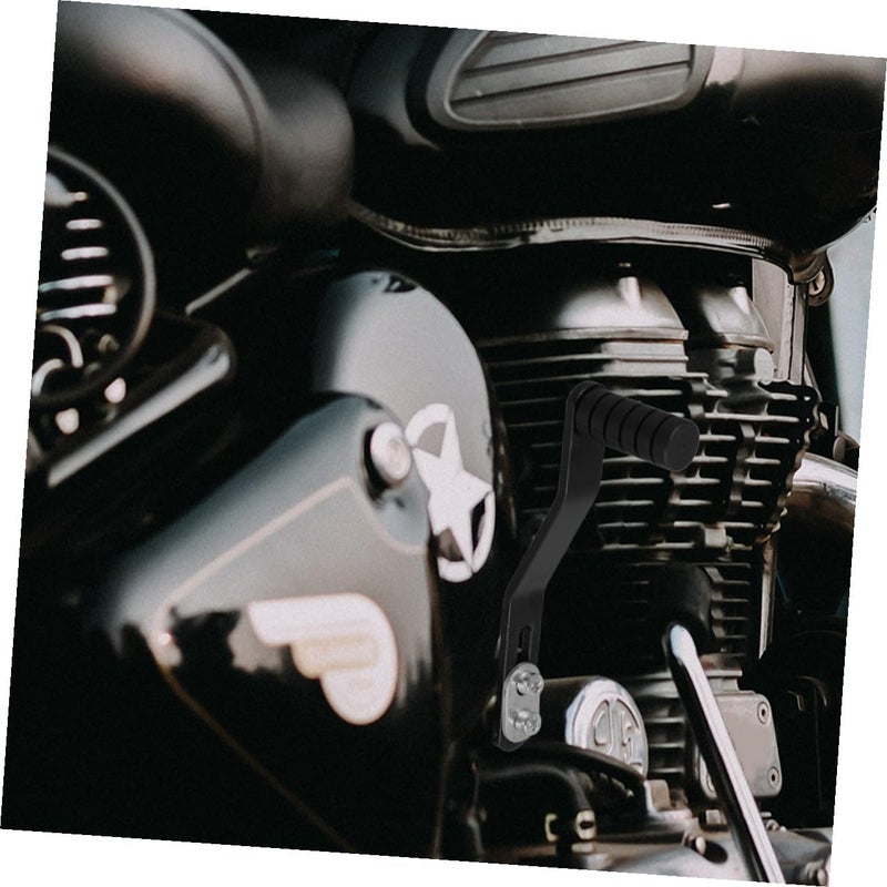 2Pcs Black Aluminum Alloy Motorcycle Gear Shift Lever Pedal Universal ATV Dirt Bike - Image 5