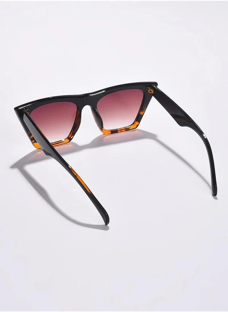 Haute Sauce Brown Lens Brown Butterfly Sunglasses