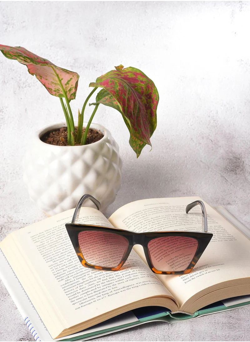 Haute Sauce Brown Lens Brown Butterfly Sunglasses