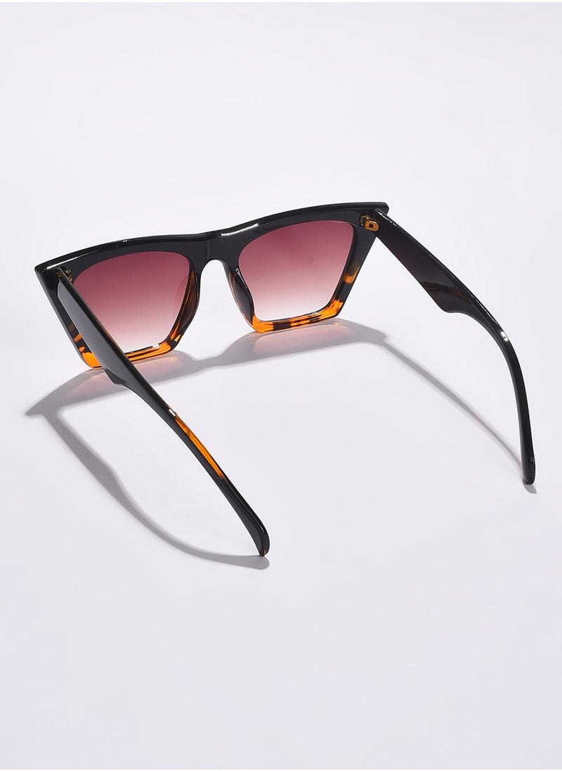Haute Sauce Brown Lens Brown Butterfly Sunglasses  - Image 4