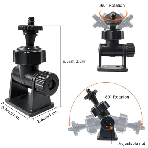 JCWINY Web cam Accessory ScreenBar Halo, Webcam Stand for Monitor Light Bar Angle Adjustable Computer Light Webcam Mount for BENQ Quntis Monitor Lamp Super Strong Nano Adhesive Mount - Image 5