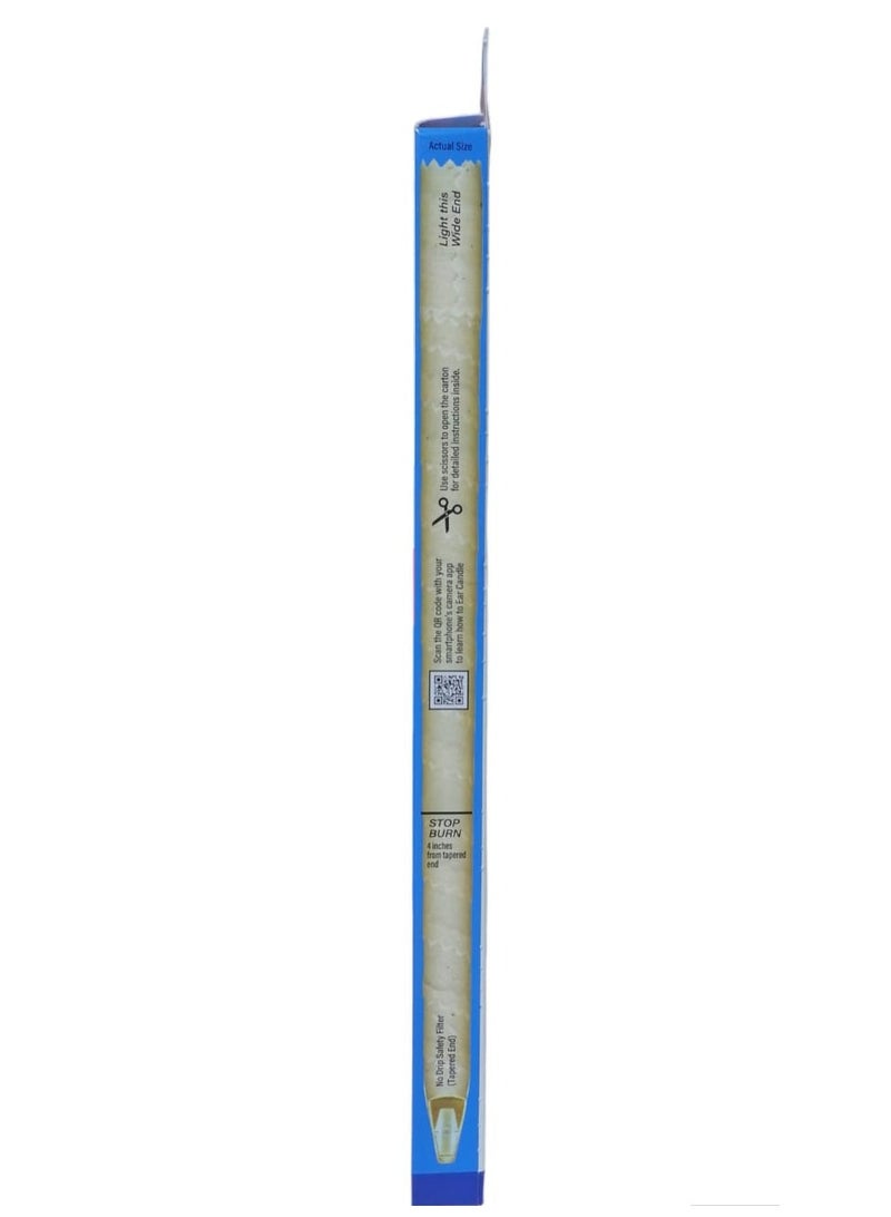 WALLYS NATURAL Handcrafted With Paraffin Ear Candles Set of 4 Pieces  - Image 1