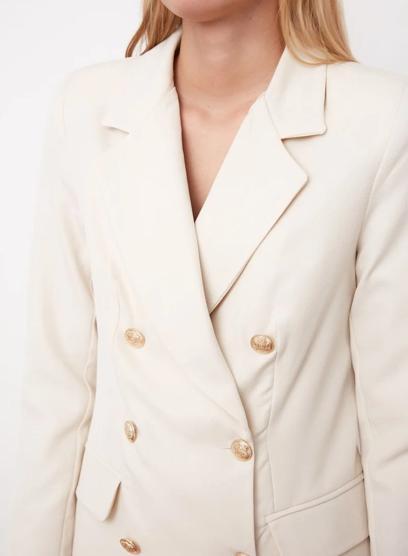 trendyol Button Detail Tailored Blazer
