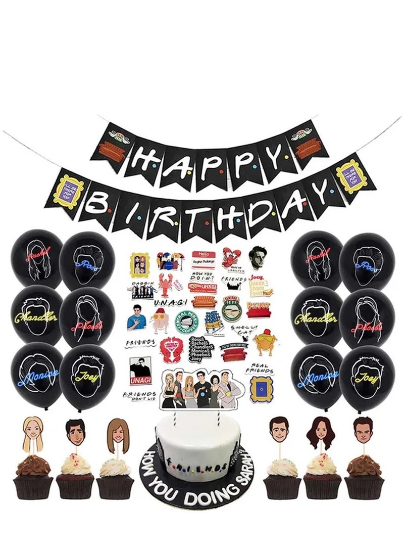 Brain Giggles FRIENDS Theme Birthday Decoration Set - 70pcs - pzsku/Z0099BCC09027574DDBF4Z/45/_/1703851861/2daf10c5-a9f0-4e22-b7dd-dee8b72bdc9c