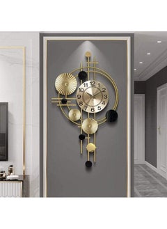 RHD RHD UNIVERSE TIME Metal AbstractWall SculpturesWall HangingWall Art Multicolor for Home DecorationLiving RoomOfficeCafeBedroom 21x15x36 INCH  - Image 1