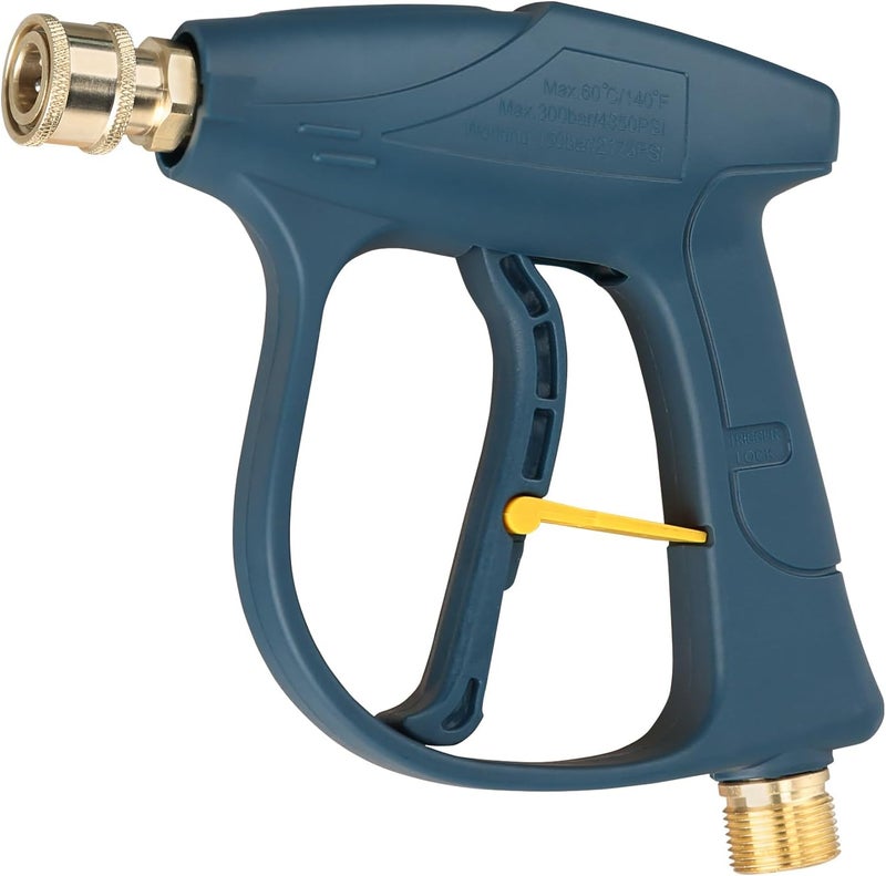 Sooprinse High Pressure Washer Gun 3000 PSI Max, Power Washer Short Gun, High Pressure Spray Gun with 1/4 Inch Quick Connector, M22-14 - Image 1