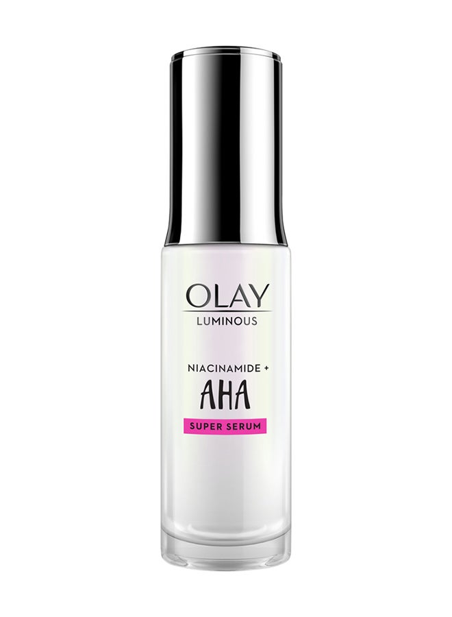 Olay Luminous Niacinamide Plus AHA Face Super Serum 30ml - Image 2