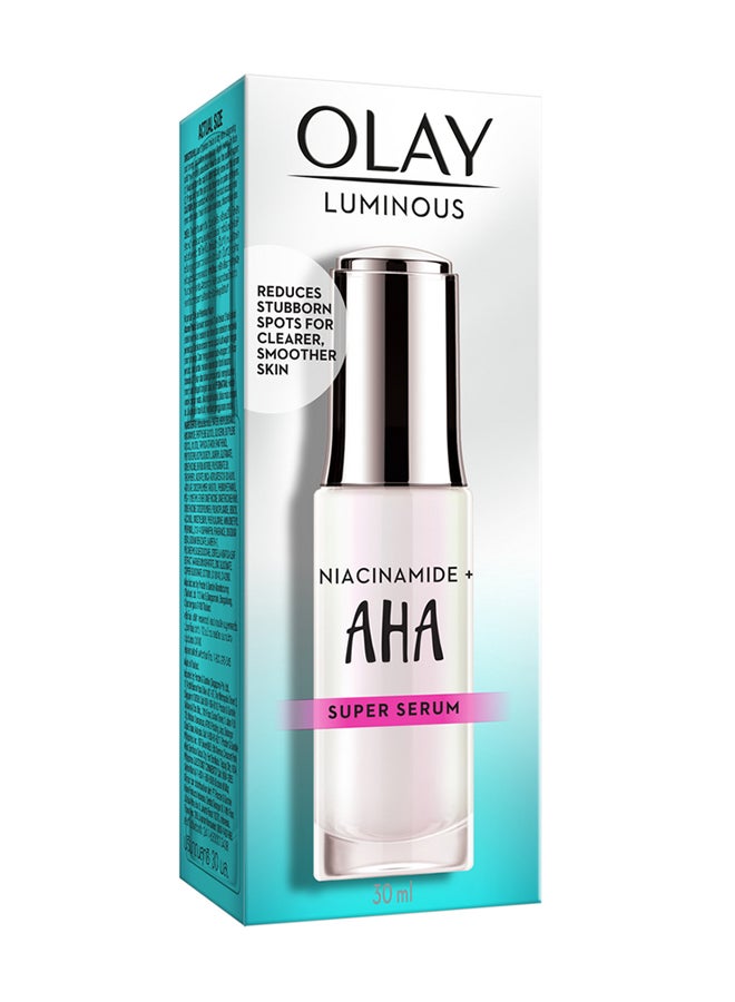 Olay Luminous Niacinamide Plus AHA Face Super Serum 30ml - Image 3