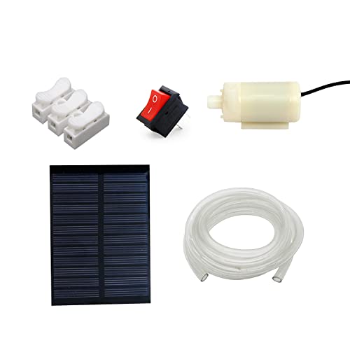 Electronicspices Electronic Spices DIY Mini Rectangle Solar Panel Kit With Mini Motor Pump | Rocker Switch | 3 Way Push Connector | Science Project Kit with User Manual - Image 1