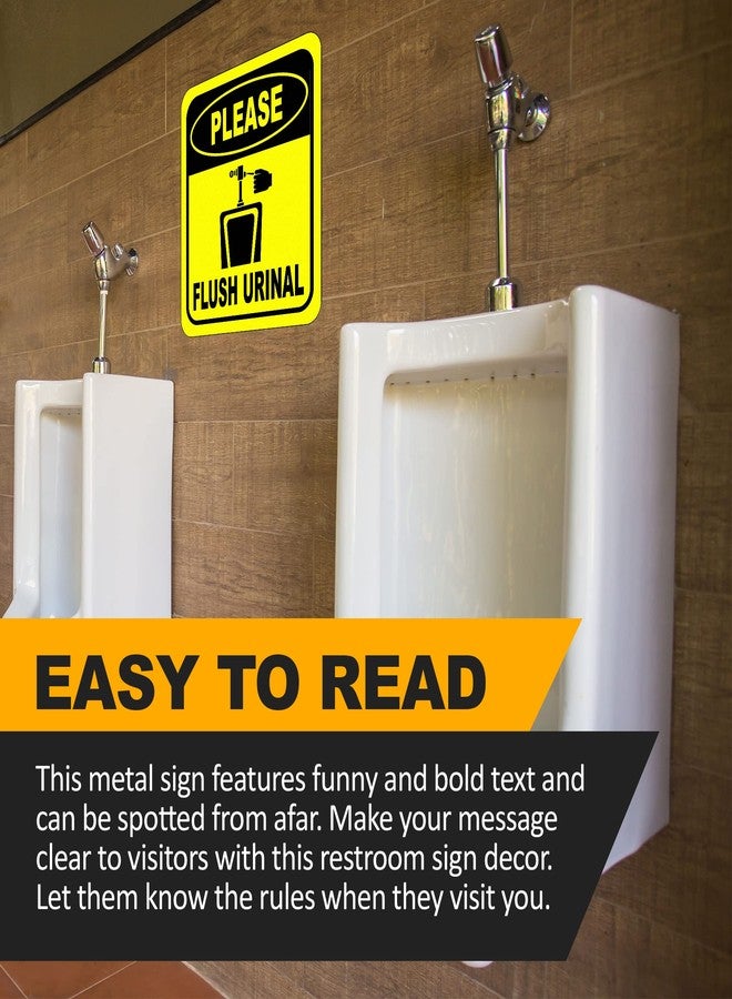 Work House Signs Please Flush Urinal Funny Toilet Bathroom Aluminum Composite Sign - Office Decor - Bathroom Decor - Funny Bathroom Signs - Door Restroom Decor - Restroom Sign - Bathroom Signs Decor Funny - 8.5" X 10" - Image 4