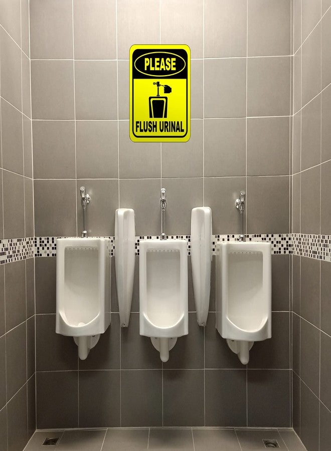 Work House Signs Please Flush Urinal Funny Toilet Bathroom Aluminum Composite Sign - Office Decor - Bathroom Decor - Funny Bathroom Signs - Door Restroom Decor - Restroom Sign - Bathroom Signs Decor Funny - 8.5" X 10" - Image 3