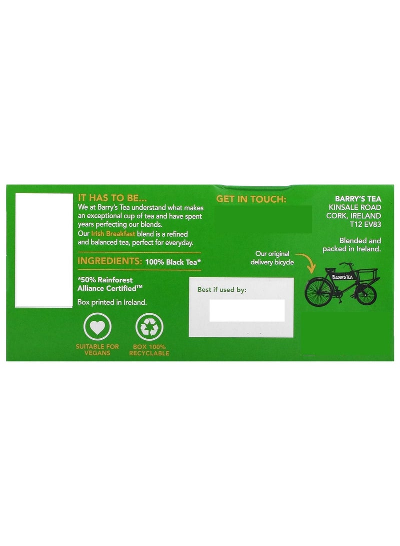 BARRY'S TEA Irish Breakfast Teabags 80 Pcs Pack - Image 2