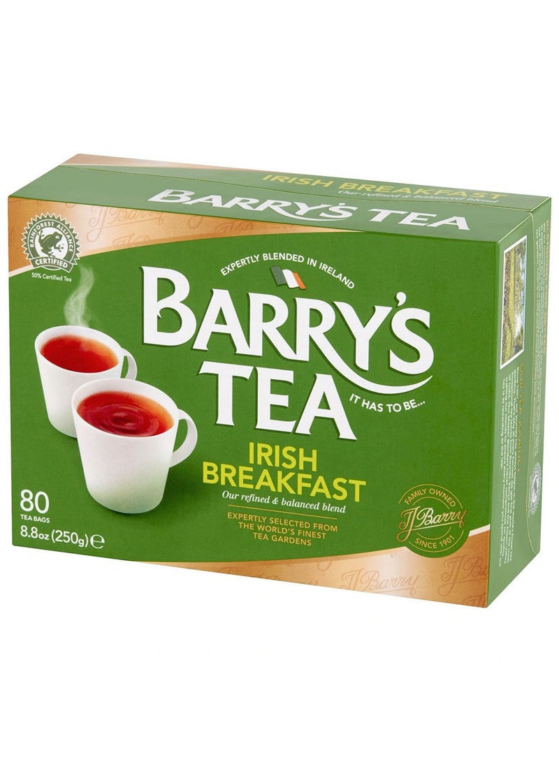 BARRY'S TEA Irish Breakfast Teabags 80 Pcs Pack - Image 3