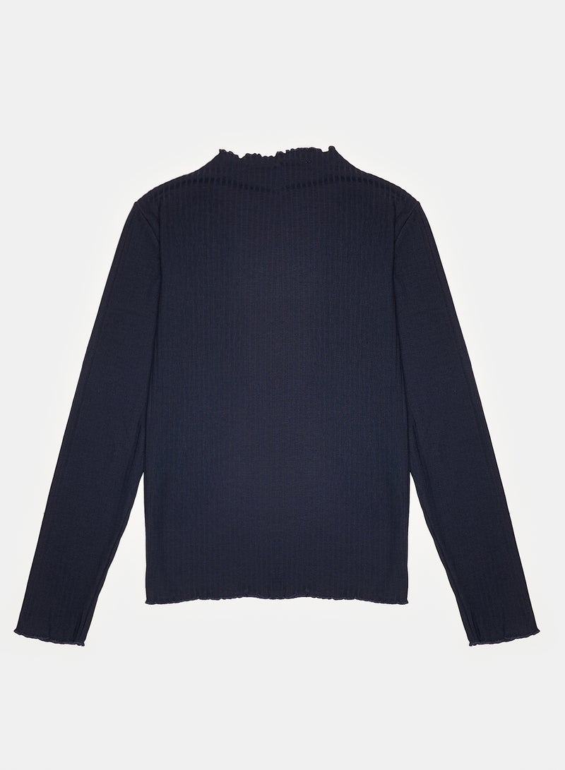 ONLY Womens Emma Longsleeve High Neck Top - Image 2