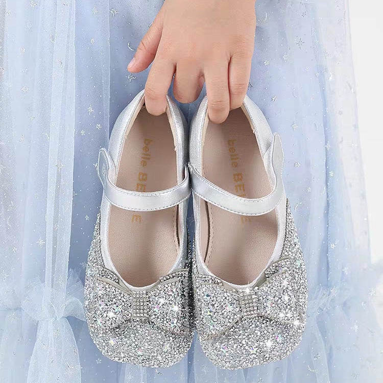 Girls'' Small Leather Shoes, Kidsren''s Bow Princess Shoes, 2025 Spring New Baby Girl''s Shoes, Girls'' Soft-Soled Small Flats - Image 5