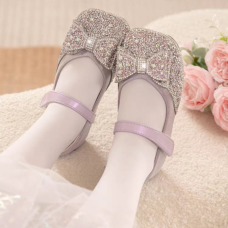 Girls'' Small Leather Shoes, Kidsren''s Bow Princess Shoes, 2025 Spring New Baby Girl''s Shoes, Girls'' Soft-Soled Small Flats - Image 4
