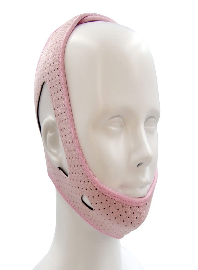 Gihunk Chin Strap - Chin Strap for Cpap Users, Cpap Chin Strap, Anti Snoring Chin Strap, Chin Strap for Snoring, Breathable Comfortable Cpap Chin Straps for Men and Women, Extension Strap, Pink (Pink) - Image 1